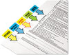 A Picture of product MMM-680SH4VA Post-it® Flags Arrow Message 1" Page 200 "Sign Here", 48 Four Colors, 248/Pack