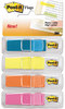 A Picture of product MMM-6834ABX Post-it® Flags Highlighting Page 4 Bright Colors, 0.5 x 1.75, 35/Color, Dispensers/Pack