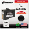A Picture of product IVR-D7Y743B Innovera® D7Y743B, D7Y745C Inkjet Cartridge,  600 Yield, Black