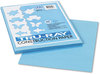 A Picture of product PAC-103016 Pacon® Tru-Ray® Construction Paper,  76 lbs., 9 x 12, Sky Blue, 50 Sheets/Pack