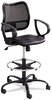 A Picture of product SAF-3395BV Safco® Vue™ Series Mesh Extended-Height Chair Supports Up to 250 lb, 23" 33" Seat Height, Black Vinyl Base