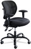 A Picture of product SAF-3397BV Safco® Vue™ Intensive-Use Mesh Task Chair Supports Up to 500 lb, 18.5" 21" Seat Height, Black Vinyl Seat/Back, Base