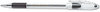 A Picture of product PEN-BK91A Pentel® R.S.V.P.® Stick Ballpoint Pen,  1mm, Trans Black Barrel, Black Ink, Dozen