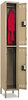 A Picture of product SAF-5526GR Safco® Double-Tier Lockers Three-Column Locker, 36w x 18d 78h, Two-Tone Gray