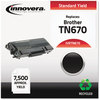 A Picture of product IVR-TN670 Innovera® TN670 Toner Remanufactured Black High-Yield Replacement for 7,500 Page-Yield