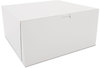 A Picture of product 251-112 SCT® White Non-Window Bakery Box,  White, Paperboard, 12 x 12 x 6, 50/Case