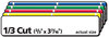 A Picture of product AVE-5266 Avery® Permanent TrueBlock® File Folder Labels with Sure Feed® Technology 0.66 x 3.44, White, 30/Sheet, 25 Sheets/Pack