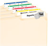 A Picture of product AVE-5266 Avery® Permanent TrueBlock® File Folder Labels with Sure Feed® Technology 0.66 x 3.44, White, 30/Sheet, 25 Sheets/Pack