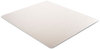 A Picture of product DEF-CM13443F deflecto® DuraMat® Moderate Use Chair Mat for Low Pile Carpeting,  Beveled, 46 x 60, Clear