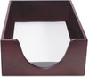A Picture of product CVR-08213 Carver™ Hardwood Stackable Desk Trays,  Mahogany