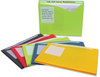 A Picture of product CLI-63160 C-Line® Write-On Poly File Jackets,  1" Exp., Letter, Assorted Colors, 10/BX