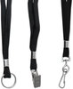A Picture of product AVT-75424 Advantus® Deluxe Lanyard,  J-Hook Style, 36" Long, Black, 24/Box