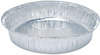 A Picture of product BWK-ROUND9 Boardwalk® Round Aluminum To-Go Containers. 48 oz. 9 X 1.66 in. Silver. 500/carton.