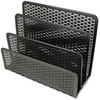 A Picture of product AOP-ART20003 Artistic® Urban Collection Punched Metal Letter Sorter,  6 1/2 x 3 1/4 x 5 1/2, Black