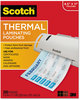 A Picture of product MMM-TP3854200 Scotch™ Laminating Pouches,  3 mil, 11 2/5 x 8 9/10, 200 per Pack