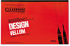 A Picture of product CHA-10001416 Clearprint® Design Vellum Paper,  16lb, White, 11 x 17, 50 Sheets/Pad