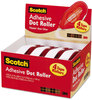 A Picture of product MMM-6055BNS Scotch® Tape Runner 0.31" x 49 ft, Dries Clear, 4/Pack