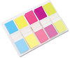 A Picture of product MMM-683XL1 Post-it® Flags 1/2" & 1" Flag Value Pack 0.5" and Page Nine Assorted Colors, 320/Pack