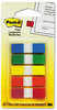 A Picture of product MMM-683XL1 Post-it® Flags 1/2" & 1" Flag Value Pack 0.5" and Page Nine Assorted Colors, 320/Pack