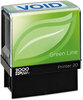 A Picture of product COS-098373 2000 PLUS® Green Line Self-Inking Message Stamp,  Void, 1 1/2 x 9/16, Blue