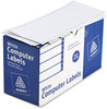 A Picture of product AVE-4022 Avery® Dot Matrix Printer Mailing Labels Pin-Fed Printers, 1.94 x 4, White, 5,000/Box