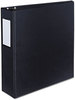 A Picture of product AVE-27550 Avery® Durable Non-View Binder with DuraHinge® and Slant Rings 3 2" Capacity, 11 x 8.5, Black