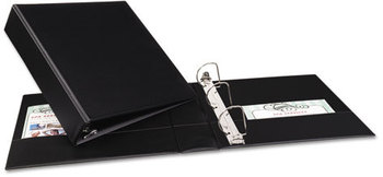 Avery® Durable Non-View Binder with DuraHinge® and Slant Rings 3 2" Capacity, 11 x 8.5, Black