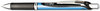 A Picture of product PEN-BLN75A Pentel® EnerGel® RTX Retractable Liquid Gel Pen,  .5mm, Silver/Black Barrel, Black Ink