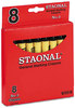 A Picture of product CYO-5200023051 Crayola® Staonal® Marking Crayons,  Black, 8/Box