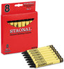 A Picture of product CYO-5200023051 Crayola® Staonal® Marking Crayons,  Black, 8/Box