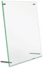 A Picture of product DEF-799693 deflecto® Superior Image® Beveled Edge Sign Holder,  Acrylic, 11 x 8 1/2, Clear