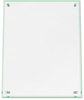 A Picture of product DEF-799693 deflecto® Superior Image® Beveled Edge Sign Holder,  Acrylic, 11 x 8 1/2, Clear