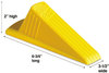 A Picture of product MAS-00966 Master Caster® Giant Foot® Doorstop,  No-Slip Rubber Wedge, 3-1/2w x 6-3/4d x 2h, Safety Yellow