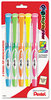 A Picture of product PEN-SL12BP5M Pentel® 24/7™ Highlighters,  Chisel Tip, Blue/Green/Orange/Pink/Yellow Ink, 5/Set