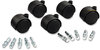 A Picture of product MAS-23622 Master Caster® Deluxe Casters,  Nylon, B and K Stems, 110 lbs./Caster, 5/Set