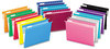 A Picture of product PFX-415215YEL Pendaflex® Colored Reinforced Hanging Folders Letter Size, 1/5-Cut Tabs, Yellow, 25/Box