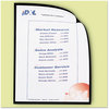 A Picture of product CLI-37991 C-Line® Magnetic Cubicle Keepers®,  9 13/64 x 11 11/16, Clear, 25/Pack