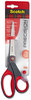 A Picture of product MMM-1448 Scotch® Precision Scissors 8" Long, 3.13" Cut Length, Gray/Red Straight Handle