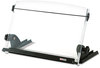 A Picture of product MMM-DH630 3M In-Line Document Holder,  Plastic, 150 Sheet Capacity, Black/Clear