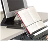 A Picture of product MMM-DH630 3M In-Line Document Holder,  Plastic, 150 Sheet Capacity, Black/Clear