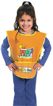Creativity Street® Artist Smock,  Fits Kids Ages 3 8, Vinyl, Bright Colors
