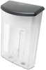 A Picture of product DEF-790901 deflecto® Outdoor Literature Box,  10w x 4-1/2d x 13-1/8h, Clear/Black
