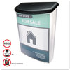 A Picture of product DEF-790901 deflecto® Outdoor Literature Box,  10w x 4-1/2d x 13-1/8h, Clear/Black