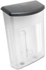 A Picture of product DEF-790901 deflecto® Outdoor Literature Box,  10w x 4-1/2d x 13-1/8h, Clear/Black