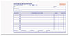 A Picture of product RED-1L114 Rediform® Material Requisition Book,  4 1/4 x 7 7/8, Two-Part Carbonless, 50-Set Book
