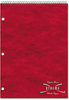 A Picture of product RED-31186 National® Porta-Desk™ Wirebound Notebooks,  College/Margin Rule, 8 1/2 x 11 1/2, White, 80 Sheets
