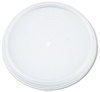 A Picture of product DCC-16JL Dart® Plastic Lids,  Fits 12 - 24 oz Foam Cups, Translucent, 100/Pack, 10 Packs/Carton