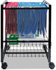 A Picture of product AVT-34075 Advantus® Mobile File Cart with Sliding Baskets,  12 7/8w x 15d x 21 1/8h, Black
