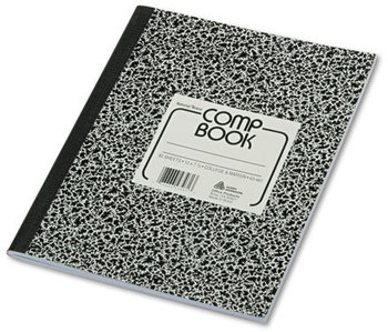 National® Composition Notebook,  College/Margin Rule, 7 7/8 x 10, White, 80 Sheets