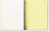 A Picture of product RED-43649 National® Duplicate Laboratory Notebooks,  Quadrille Rule, 9 1/4 x 11, White/Yellow, 200 Sheets